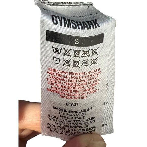 Gymshark Womens Seamless Low-Rise Black Leggings, Elasticated waistband, SM - Picture 4 of 8